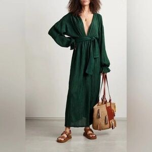 Elegant Green Maxi Dress